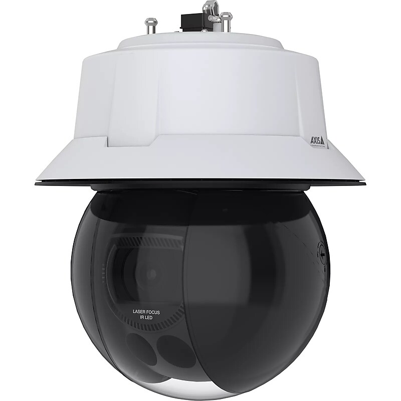 Axis Communications Q63 Series Outdoor Wireless 4K UHD PTZ Security Camera, 1-Channel, White (02977-301) image 1