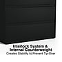 Staples Commercial 2-Drawer Lateral File Cabinet, Letter/Legal Size, Lockable, 28.11"H x 36"W x 18.62"D, Black (60922/17451)~#|#~85890D7B-EC30-4BD2-85DF6022797778B4_sc7