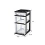 Iris 3-Drawer Organizer, Plastic, Black (115026/115027)~#|#~858DD0A4-02F0-4148-9B9E7CC4774DCAF7_sc7
