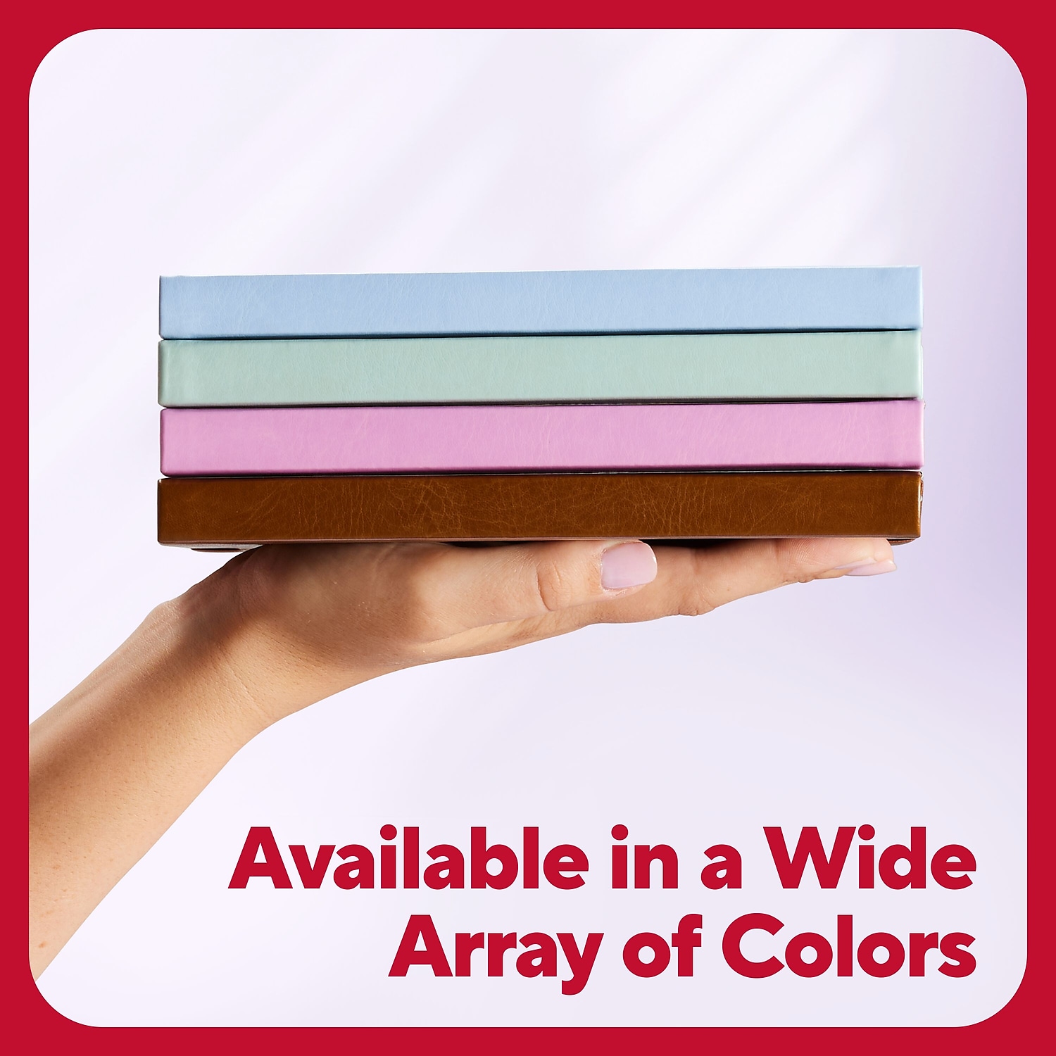 TRU RED 5,5” x 8” Medium Flexible Cover Narrow Ruled Journal Cognac (TR61952) - Bild 5 von 6