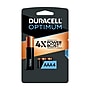 Duracell Optimum AAA Alkaline Battery, 4/Pack (OPT2400B4PRT)~#|#~8590C8D3-B29B-4784-8AEB5CDE58902E77_sc7