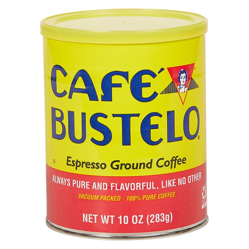 Café Bustelo Espresso Ground Coffee, Espresso Roast, 10 oz., Each (SMU00610/00050) image 1