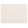 JAM Paper A7 Booklet Envelope 5 1/4" x 7 1/4", Natural White Linen, 100/Pack (82011d)~#|#~859EC606-5031-49AB-A7A91FCBA40D7ECA_sc7