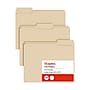 Staples File Folders, Letter Size, 1/3‑Cut Tabs, Assorted Positions, Manila, Durable Paper Stock, 250/Pack~#|#~859F6CAA-3578-41A1-99744A467743753E_sc7