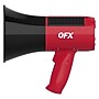 QFX BT-1000 QFXBT1000RED Rechargeable Solar Megaphone, 5-Watt, Red/Black~#|#~859F789A-2518-4283-80A920440DDAD776_sc7