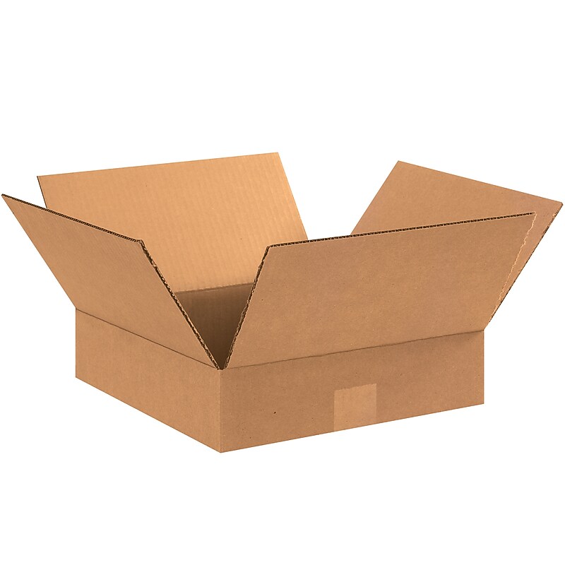 12" x 12" x 3" Shipping Boxes, 32 ECT, 25/Bundle (12123) image 1
