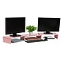 Mind Reader Adjustable Dual Monitor Stand, Up to 44 lbs., Pink (MDFMOND-PNK)~#|#~85A31E42-7E51-4D82-A05A987F99F1D676_sc7