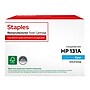 Staples Remanufactured Cyan Standard Yield Toner Cartridge Replacement for HP 131A/Canon 131 (TRCF211A/STCF211A)~#|#~85A93D6C-C808-4542-BC46A28907C4A144_sc7