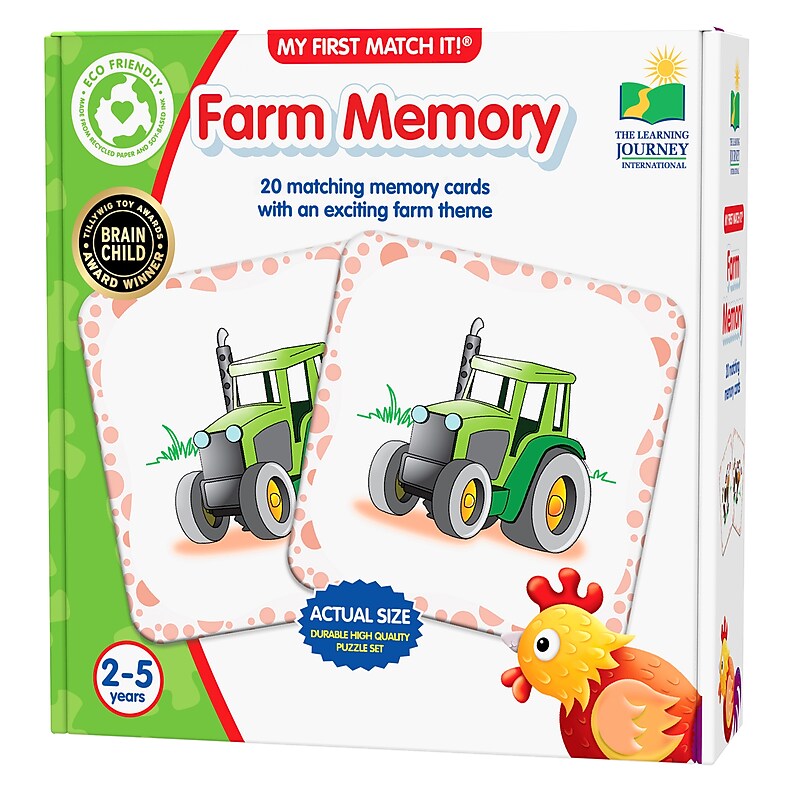 The Learning Journey My First Match It! Farm Memory (LJI052686) image 1