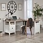 Sauder August Hill 59"W L-Shaped Home Office Desk, Soft White (430758)~#|#~85ABE612-29C1-4CDC-8F8A184760D35843_sc7