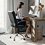 Flash Furniture Whitney Ergonomic LeatherSoft Swivel Mid-Back Executive Office Chair, Black/Chrome (GO2286MBK)~#|#~85AE21C5-65AD-412A-AD373116480FF28A_sc7