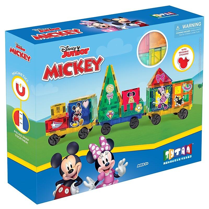 Tytan Disney Junior Mickey Magnetic Tiles, 41 Pieces (ACTYT852) image 1