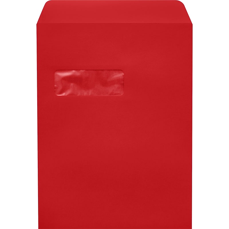 LUX Open End Envelopes 9" x 12", Ruby Red (LUX-1590-18-1M) image 1