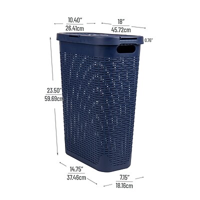 Mind Reader Laundry Hamper with Lid - Thumbnail 5