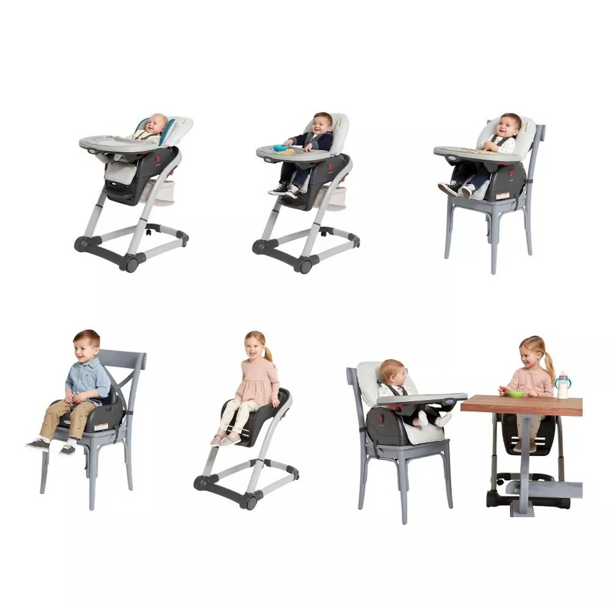 Graco Blossom 6-in-1 Convertible Highchair, Studio (1925913) Sansujyuku sansujyuku.com
