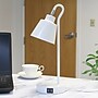 Simple Designs Sleek Essentials LED Desk Lamp, 16", with USB Ports, White (LD1073-WHT)~#|#~85CD11B4-FA05-4EC6-8A6CE8E6192E43CD_sc7