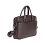 Karla Hanson Roger Laptop Briefcase, Brown Faux Leather (22601BROWN)~#|#~85CDAF19-A743-4F46-AEB9B260210AFA12_sc7