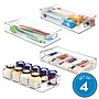 iDESIGN Organizers, Clear, 4/Set (27820M4)~#|#~85D854AB-1DED-4A25-8541E95ADD7819EA_sc7