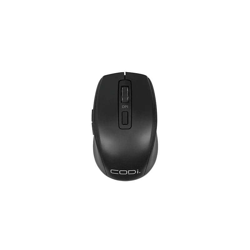 CODi Rechargable Wireless Optical Bluetooth Mouse, Black (A15013) image 1