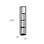 Simple Designs Etagere Organizer 62.5" Floor Lamp with Rectangular Shade, Black (LF1037-BLK-CCLB)~#|#~85DA43C7-63CA-4909-894C5680508D1F22_sc7