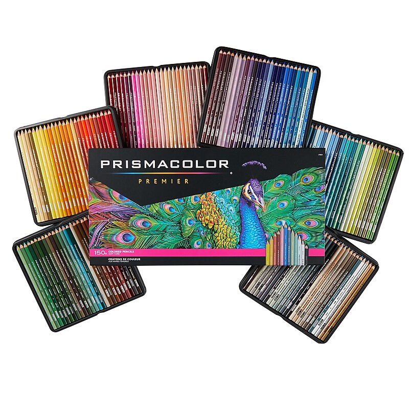 Prismacolor Premier Colored Pencils, Assorted Colors, 150/Set (PSM1799879) image 1
