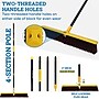 BISON LIFE Outdoor 24" Polypropylene Bristle Push Broom, Yellow/Black (BPHD-EXHPB-BKY-24-1)~#|#~85E0405F-876B-49B2-8F490C07D74A0E56_sc7