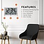 Marathon Slim Digital Wall Clock, Gray (CL030062GG)~#|#~85E0CDDC-FDCC-4A24-8E19D96960B23488_sc7