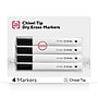TRU RED™ Tank Dry Erase Markers, Chisel Tip, Black, 4/Pack (TR54559)~#|#~85E54061-A1E0-4A5F-81C51265D7FA3B58_sc7
