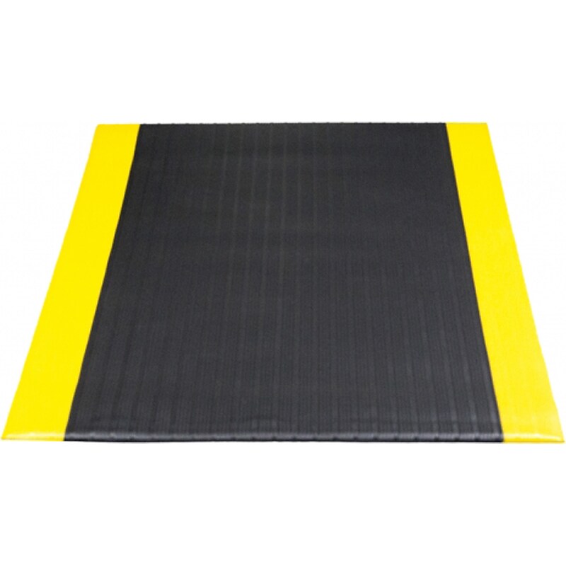 Notrax Airug Anti-Fatigue Mat, 60" x 36", Black/Yellow (410S0535BY) image 1