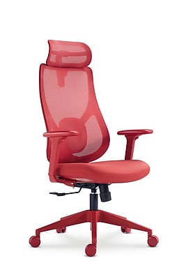 Raynor Group Torque Ergonomic Fabric/Mesh Swivel Manager Chair, Red (TORQUE-RED) Simolary simolary.com