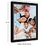 Amanti Art Eva Black Silver Narrow 18" x 24" Polystyrene Picture Frame, Matte (A42677345836)~#|#~85F14BE7-A4E2-47EF-A5CD36F48AB7E772_sc7