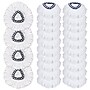 BISON LIFE Kleen Handler Microfiber Spin Mop Head Refill, White, 24/Pack (BPES-SPM-MFR-W-L-1-24A)~#|#~85F1BF45-3DEE-4F5D-85A48ECEECD9C19F_sc7