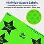 Avery Burst Multipurpose Labels, 2-1/4" x 2-3/8", Neon Green, 120/Pack (94611)~#|#~85F535C0-E790-441B-A6BAAD0E1075700A_sc7