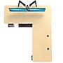 VersaDesk PowerLift 60"W Electric L-Shaped Adjustable Standing Desk, Maple/Black (PLLSD6060-BM-APP)~#|#~85F56DDE-64DF-47EA-B1BE06FFA0DE28D4_sc7