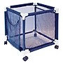 Pool Bins Pool Storage Organizer Mesh Rolling Pool Equipment Bin, 3.2-cu. ft., Blue (PBFT-1501)~#|#~86015B4F-8D55-48D1-9353E07E1A4B4D9B_sc7