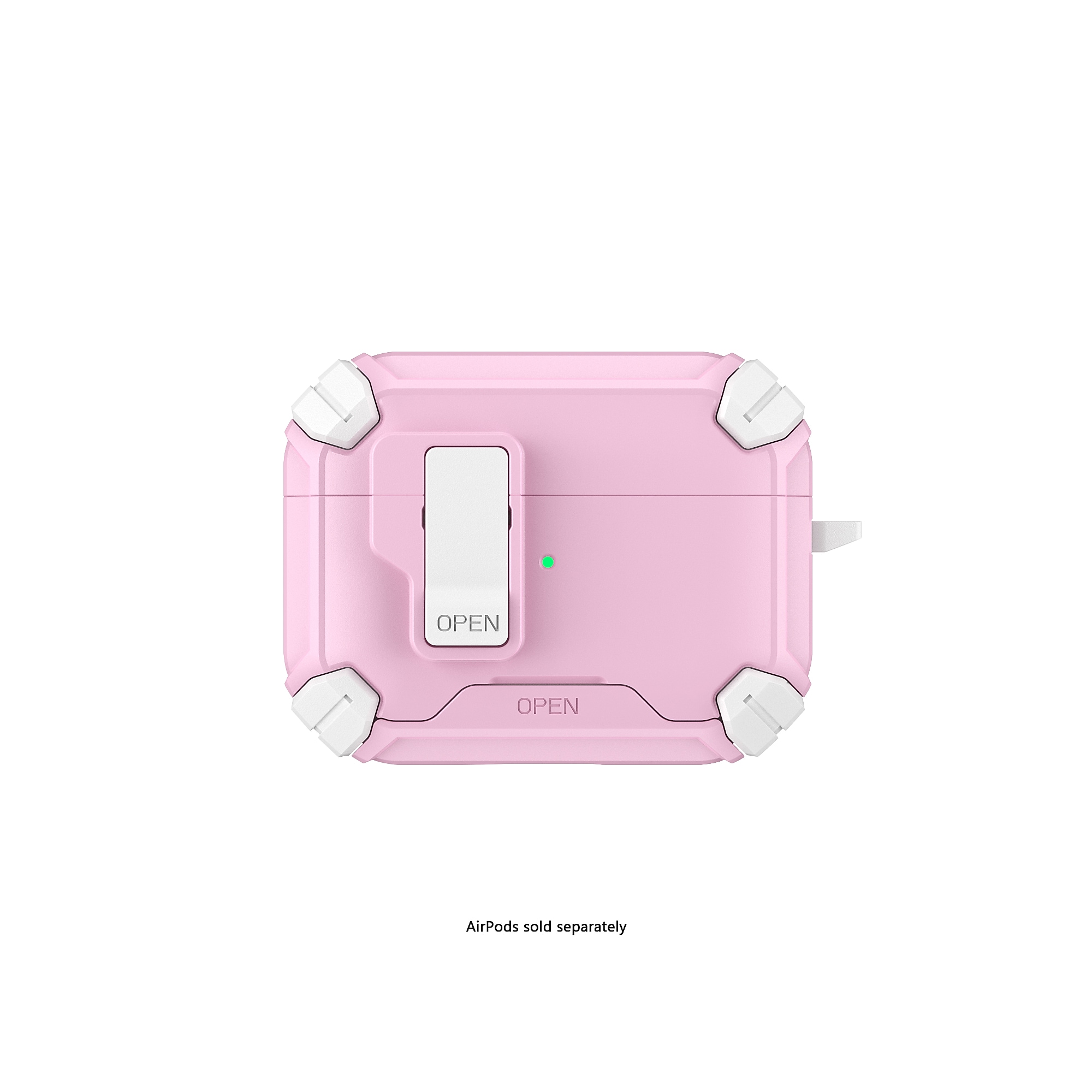 SaharaCase Raider Series Heavy Duty Case Compatible with Magsafe for Airpods Pro 3, Secure Lock, Desert Rose (HP00220) Sansujyuku sansujyuku.com