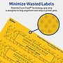 Avery Laser/Inkjet Rectangle Multipurpose Labels, 1.5" x 7.5", Bright Yellow, 200/Pack (94231)~#|#~8605DBC0-92FC-46C6-91579EFE960CDF70_sc7