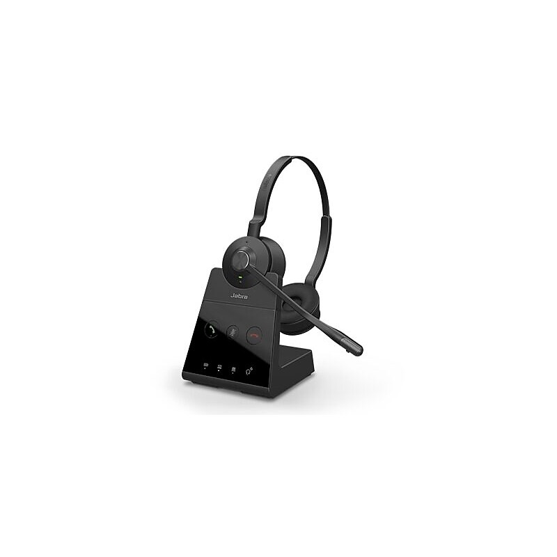 Jabra Engage 75 SE Stereo Headset with Charging Stand, Black (9659-583-125) image 1