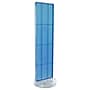 Azar Displays 60” x16” Two-Sided Pegboard Floor Display On a Revolving Round Studio Base, Blue  (700780-BLU)~#|#~861390A7-38E6-46D5-8DE90F564E5BE5A8_sc7