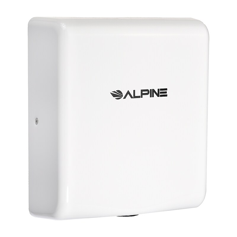 Alpine Industries Willow 110 - 120V Automatic Hand Dryer, White (405-10-WHI) image 1