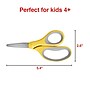 Staples Comfort Grip 5" Stainless Steel Kid's Scissors, Pointed Tip, Assorted Colors, 24/Pack (ST63357)~#|#~86188FD7-26B5-4BF9-B91A3CD958A7AC08_sc7