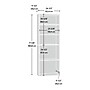 Sauder Beginnings 71"H 5-Shelf Bookcase, Soft White (415542)~#|#~861EB8D6-DD67-4EC0-8AB5984DDECDCB63_sc7