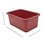 Teacher Created Resources Small Plastic Storage Bin, 11.38" x 7.75" x 5", Deep Rose, 6/Bundle (TCR20981-6)~#|#~861F79A4-8660-4FDF-894FFC6334D1D652_sc7