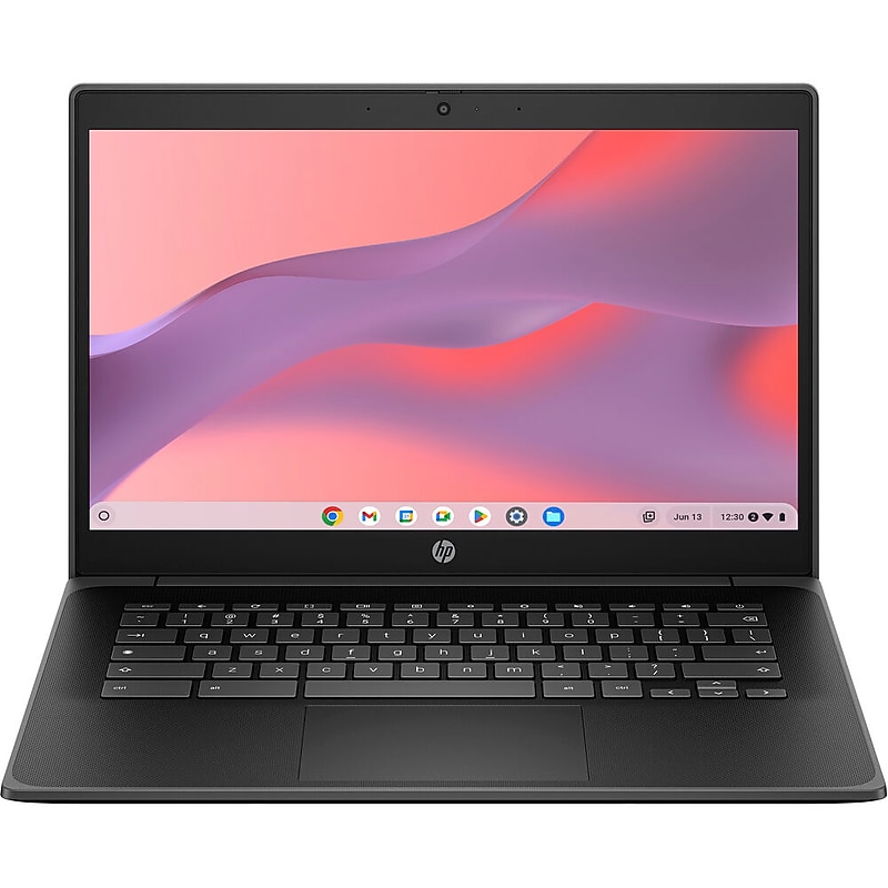 HP Fortis G1i 14" LCD Chromebook, Intel N150 3.6 GHz, 16GB RAM, 64GB eMMC, 10 Hour Battery, Jet Black (B69SGUT#ABA) image 1