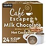 Cafe Escapes Milk Chocolate Hot Cocoa, Keurig® K-Cup® Pods, 24/Box (6801)~#|#~862C5B19-B278-4AD8-A9EDD505CA471EFE_sc7