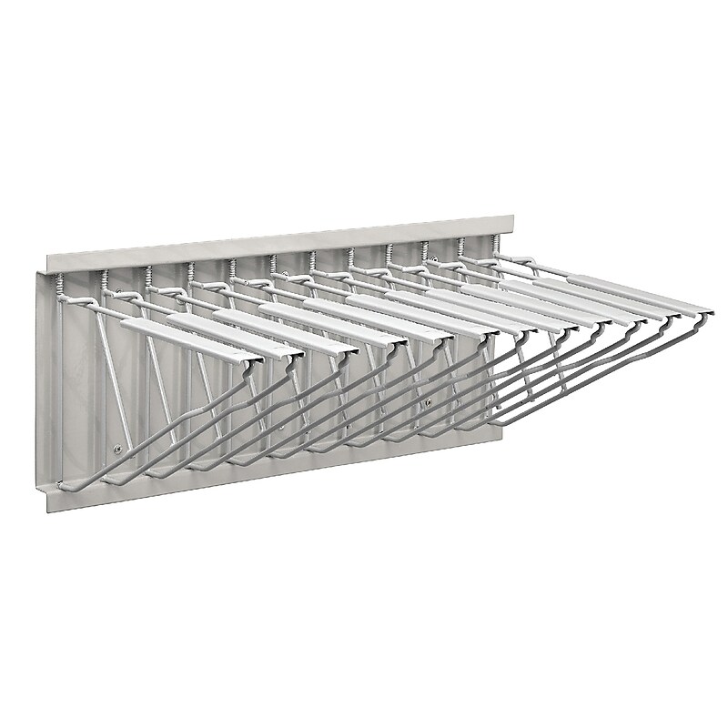 AdirOffice Steel Blueprint Large File Storage Pivot Wall Rack, Gray (617-KIT1) image 1