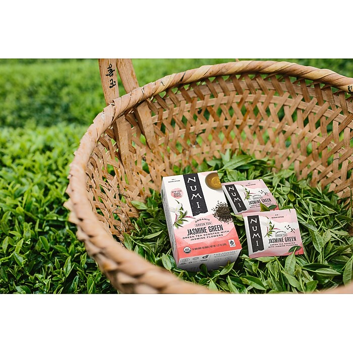 Numi Jasmine Green Tea Bags, 18/Box (447215) | Staples