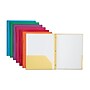 Staples 2-Pocket Plastic Presentation Folder with Fasteners, Assorted (ST55096-CC)~#|#~8636BE50-7D58-48BD-BD413C4E18E82DCB_sc7