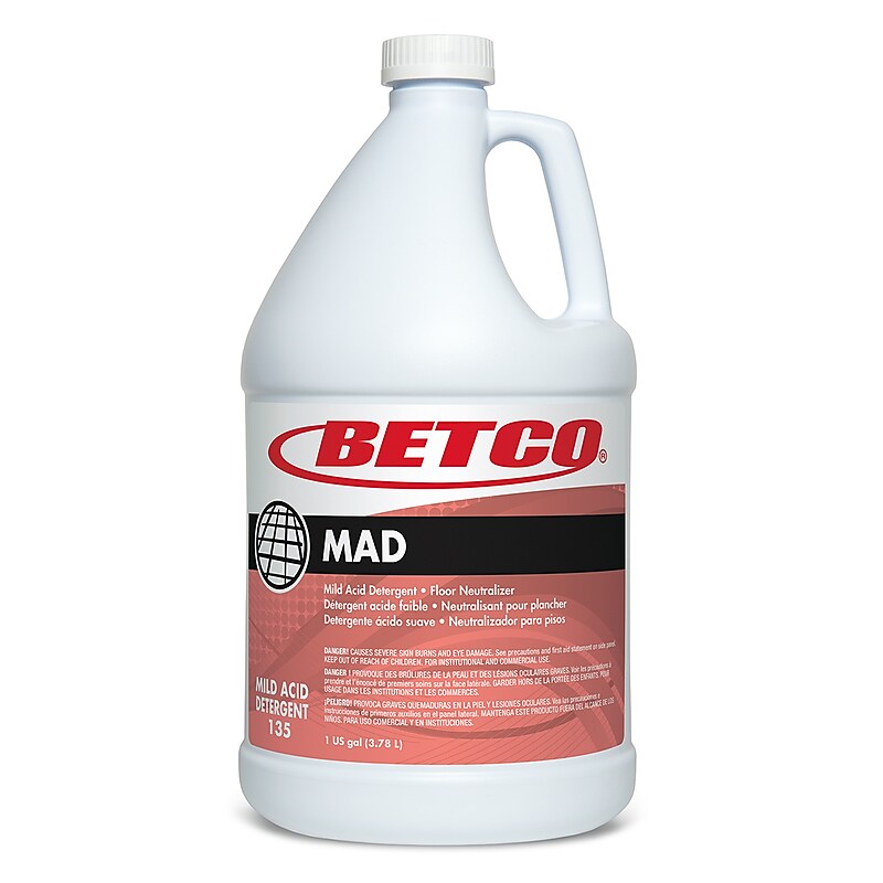 Betco MAD Restorative Grout, Fresh, 128 Oz., 4/Carton (BET1350400) image 1