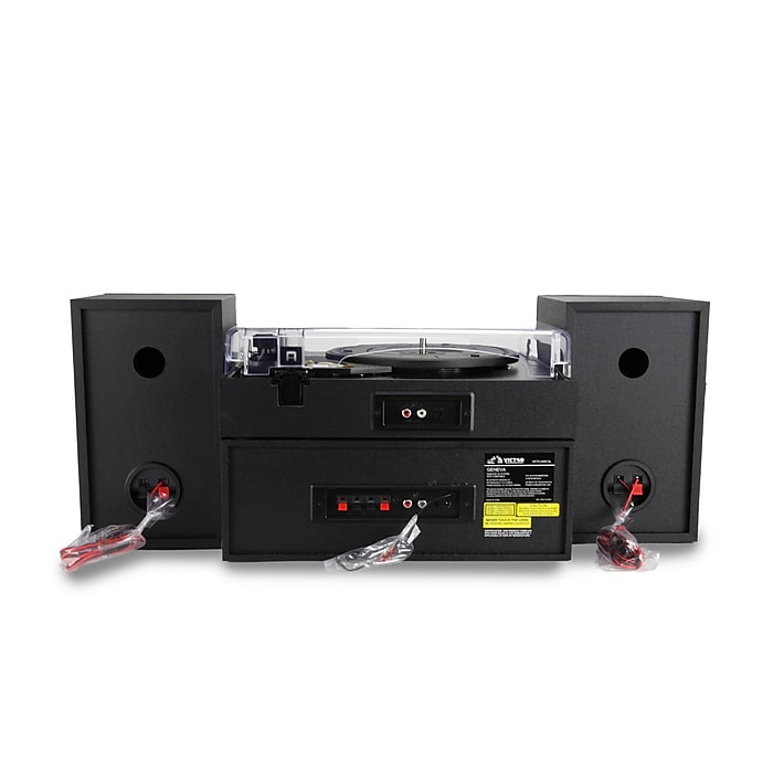 Victor Geneva 5-in-1 Music Center with Bluetooth, CD Player, FM